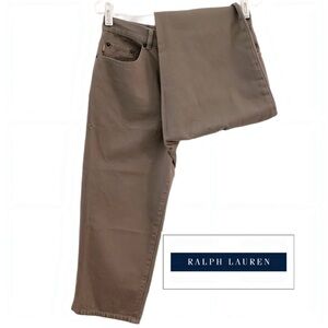 Lauren Jeans Co. Ralph Lauren Crop Brown Jeans Size 6